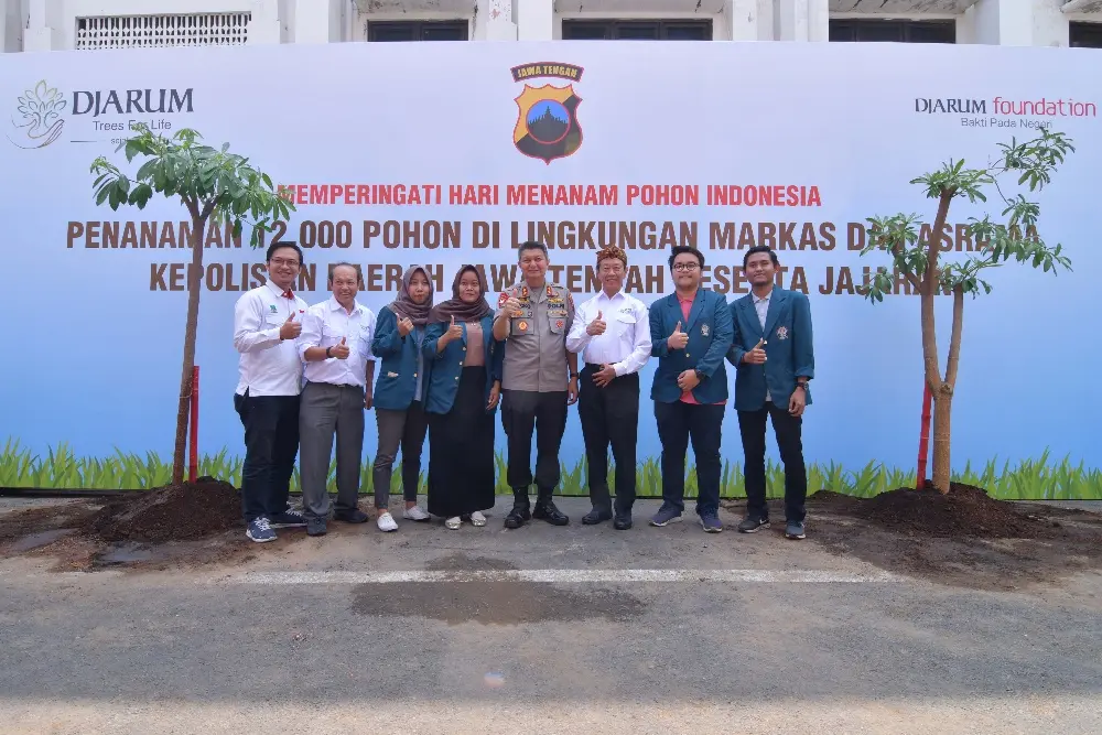 12 Thousand Trees Greening Central Java Police Headquarters & 43 Polres Environments in Central Java