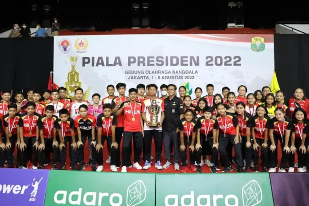 Central Java Athletes fostered by PB Djarum Dominate the 2022 President's Cup Champion