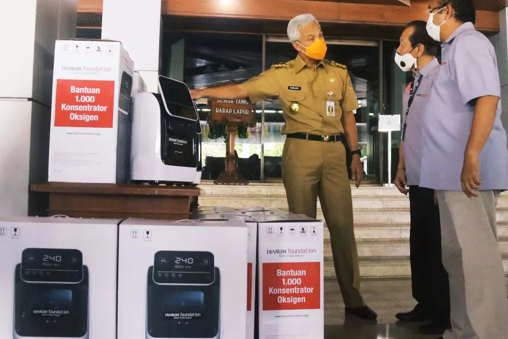 Djarum Foundation Donates 250 Oxygen Concentrator Units to the Provincial Government of Central Java