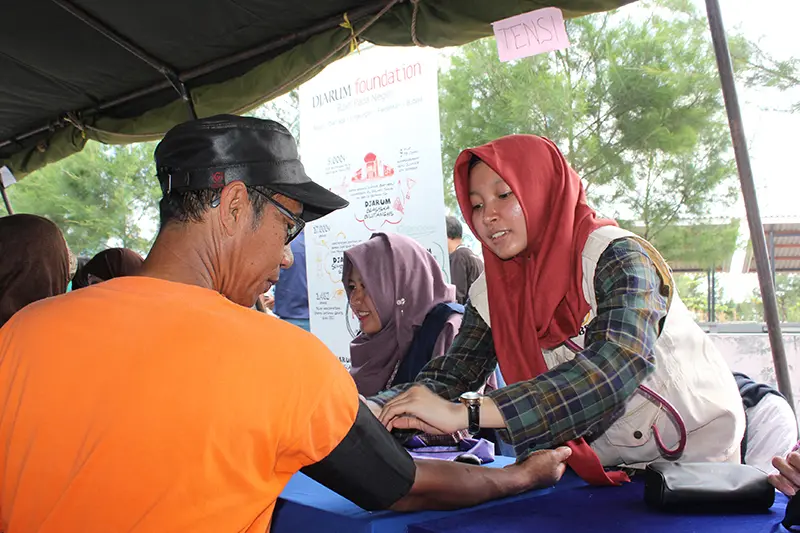 Circumcision and Free Medical Examination Services for residents of Tasik Agung, Rembang