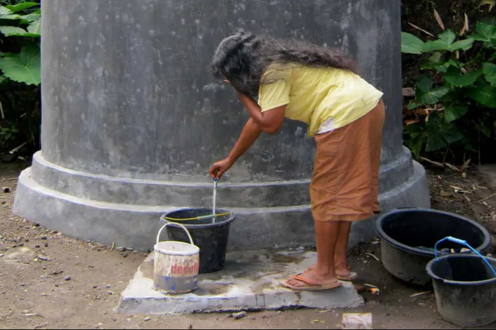 Social Service Program - Rain Water Collection (PAH) for Merapi Disaster Victims