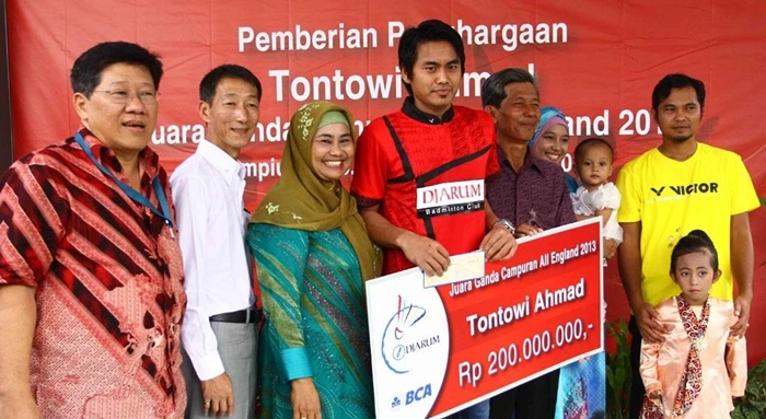 PB Djarum Beri Penghargaan 200 juta Kepada Tontowi