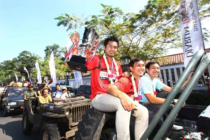 Kirab Juara Dunia digelar di tempat kelahiran Para Juara