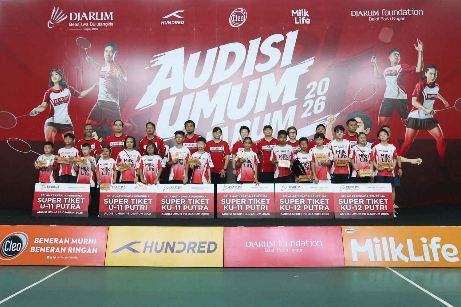 Sumatra Creates New Hope for Badminton Thru 15 Young Athletes Who Earned Super Tickets